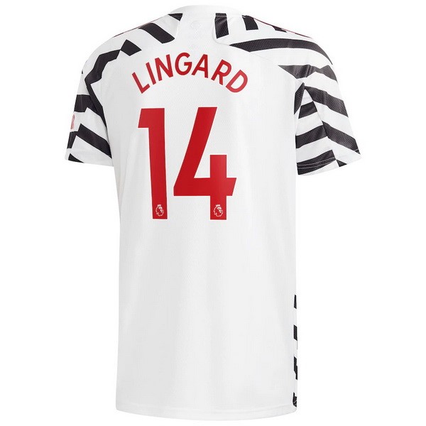 Maglia Manchester United NO.14 Lingard Third 20/21 Bianco